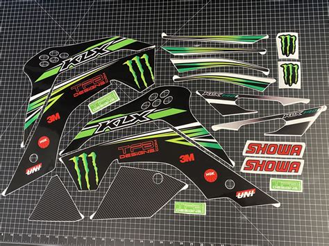 Kawasaki KLX140 Graphics Kit by TFB Designs KLX140L Decals - TFB Designs