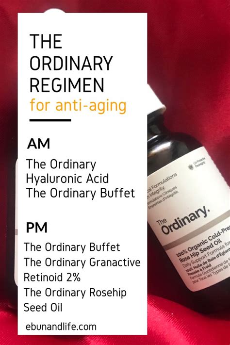 The Ordinary Skincare Routine Anti-aging | Anti aging skin products ...