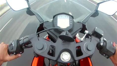 2017 KTM RC 390 Top Speed- 177km/h /110mph - YouTube