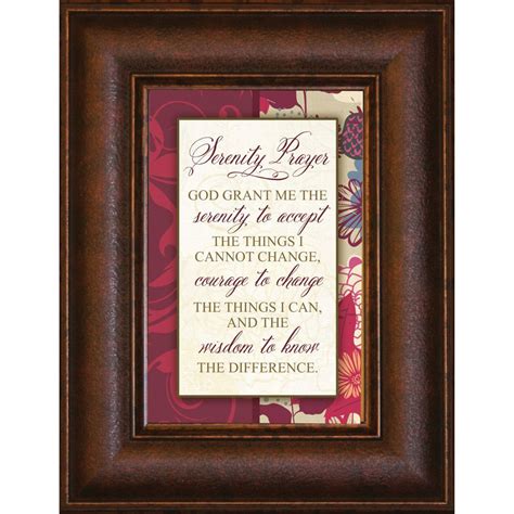 Serenity Prayer - Mini Framed Print / Wall Art | Inspirational ...