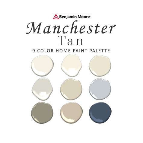 Benjamin Moore Manchester Tan Paint Color Palette, Neutral, Undertone Cabinet Exterior, Silver ...