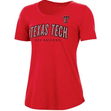 Champion Women’s Texas Tech University Relaxed Fit Scoop Neck T-shirt ...