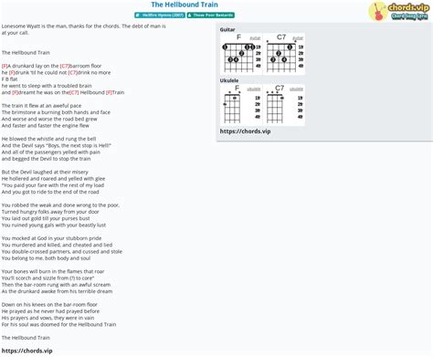 Chord: The Hellbound Train - tab, song lyric, sheet, guitar, ukulele | chords.vip