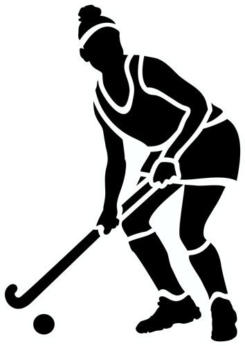 Field Hockey Player Silhouette at GetDrawings | Free download