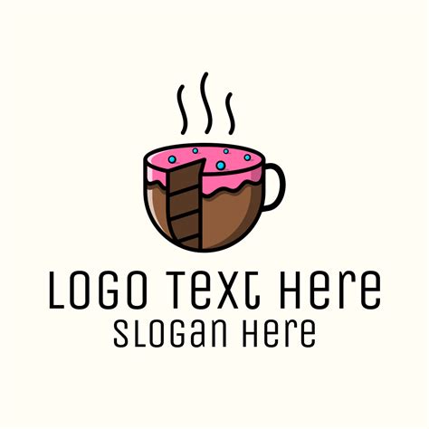 Cake Slice Coffee Logo | BrandCrowd Logo Maker