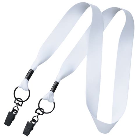 4imprint.com: Dye-Sub Lanyard - 1" - 32" - 2 Bulldog Clips 146463