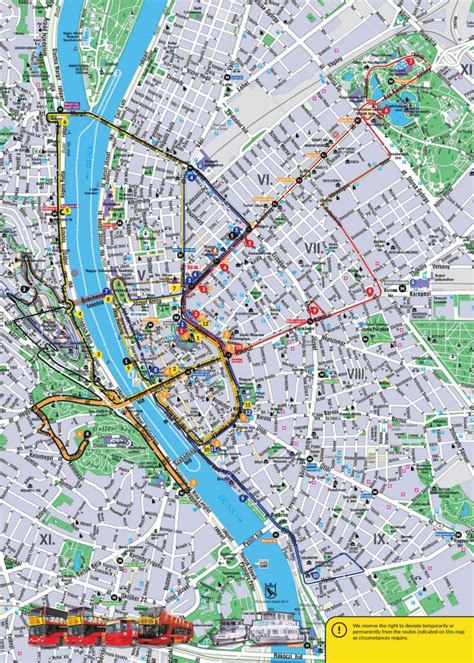 Budapest Attractions Map Pdf - Free Printable Tourist Map Budapest ...