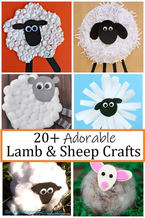 Adorable Sheep Crafts | Sheep crafts, Preschool crafts, Farm animal crafts