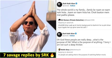 7 savage replies of SRK in 2023, check all of the tweets – The Youth