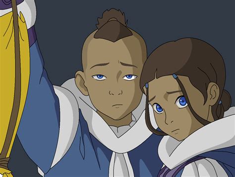 Sokka and Katara by SakuraPetalzz on DeviantArt