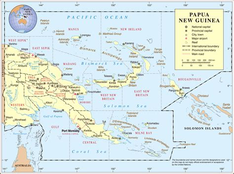 Maps of Papua New Guinea | Map Library | Maps of the World