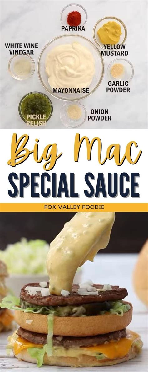 Big mac special sauce copycat recipe – Artofit