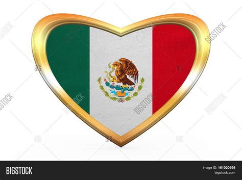 Flag Mexico Heart Image & Photo (Free Trial) | Bigstock