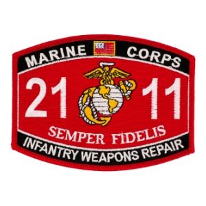 USMC MOS 2111 Infantry Weapons Repair Patch | Flying Tigers Surplus