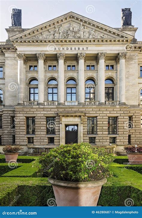 Bundesrat in Berlin stock image. Image of former, century - 46280687