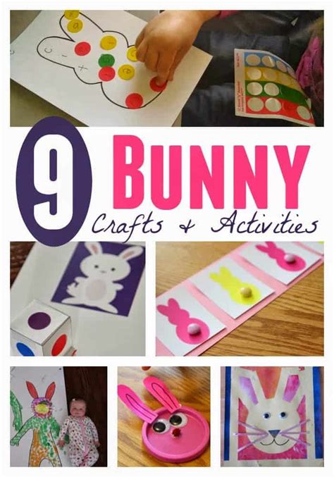 9 Bunny Crafts and Activities for Toddlers and Preschoolers - Toddler ...