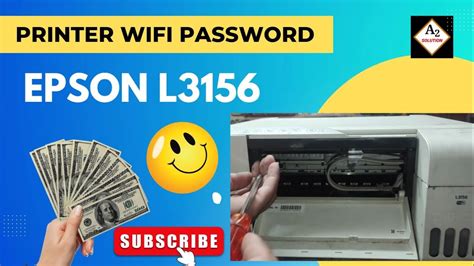 Epson L3156 WiFi Password | Epson L3156 WiFi Setup | Epson Printer #A2solution - YouTube