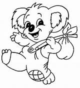 Free Printable Koala Coloring Pages For Kids sketch template