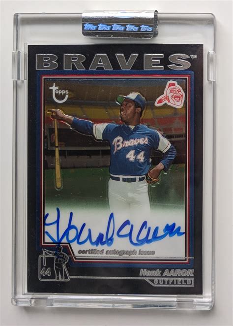 Baseball Card Breakdown: Hammer Time (Hank Aaron autograph!)