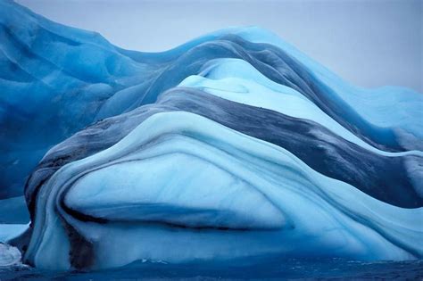 Stripped Icebergs in Antarctica - Unusual Natural Phenomena