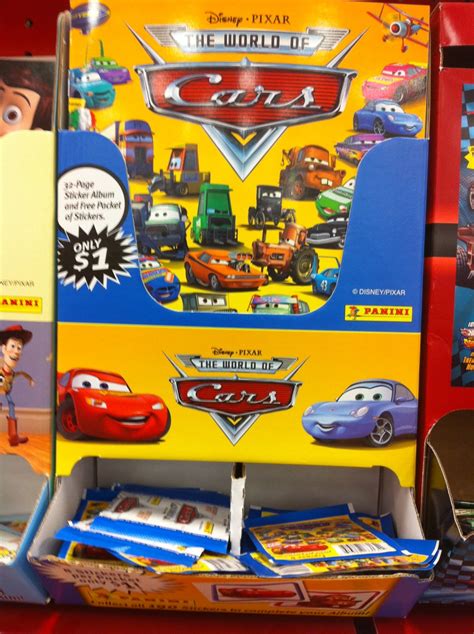 Panini sticker books and stickers for Mattel Disney Pixar Cars | Take ...