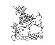 Coloriage une grande pomme fruit - JeColorie.com