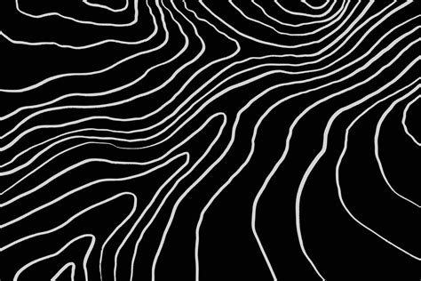 Abstract black and white contour outline background design. luxury and minimalist for wallpaper ...