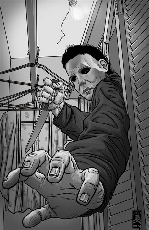 31 Days of Halloween 2014: 31 of 31 Michael Myers Art