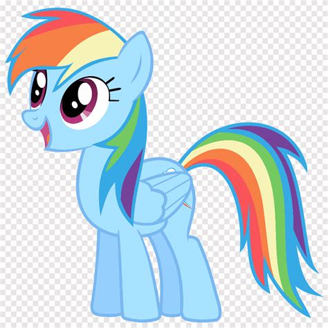 Rainbow Dash Pinkie Pie Pony Applejack, rainbow, horse, mammal png | PNGEgg