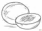 Impressionante Disegni Frutta Da Colorare Melone  Migliori Pagine sketch template
