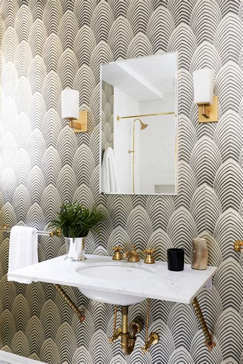 20 Designs of Stylish Bathroom Wallpapers | Home Design Lover