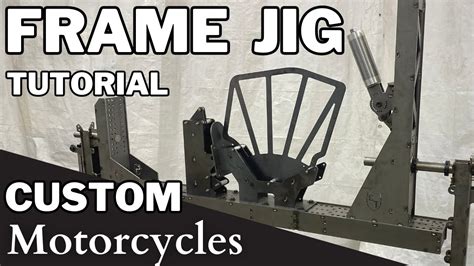 Motorcycle Frame Fixture Tutorial / How to build a custom motorcycle, frame jig, like a pro ...