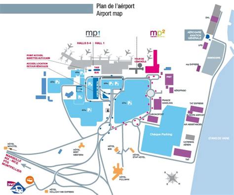 Airport maps - Maps - Access & Car parks | mp Marseille Provence ...