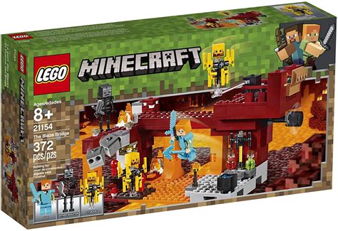 LEGO Minecraft The Blaze Bridge 21154 | 372 Piece Building Kit | eBay