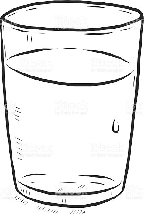 Water black and white cup of water clipart black and white collection ...