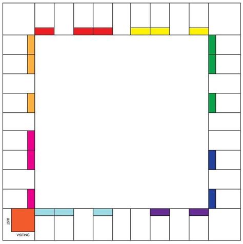 Modèle de jeu de société Monopoly. Téléchargement numérique | Etsy in 2021 | Board game template ...