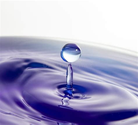 Water Drop And Ripple Effect Stock Photo - Image of wave, peaceful: 4283744