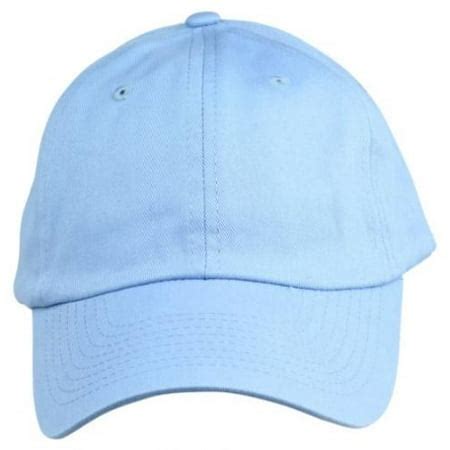 DALIX - Plain Baseball Cap in Light Blue (Unstructured) - Walmart.com