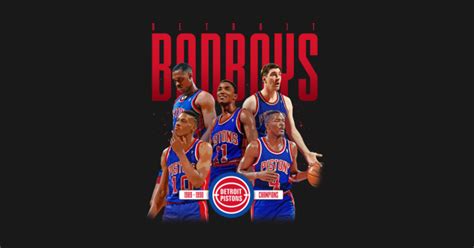 Detroit Pistons Badboys - Detroit Pistons Badboys - Sticker | TeePublic