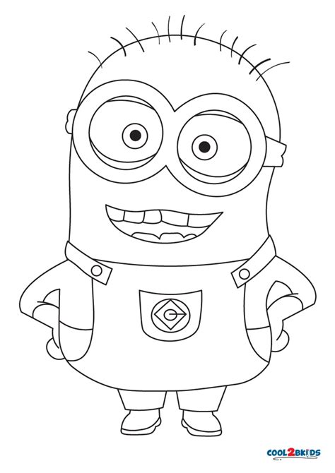 Kolorowanki Minionki - Darmowe do Druku