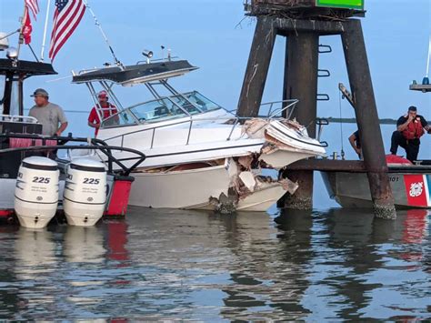 Boat Crashes into Middle River Daymarker, Badly Injuring Two People ...