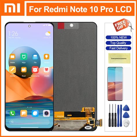 LCD Screen For Xiaomi Redmi Note 10 Pro LCD Display Touch Screen ...