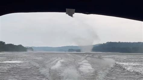 WATCH: 'Gustnado' on Ohio River caught on camera by boater during storms