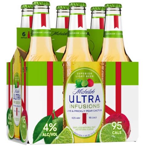 Michelob Ultra Lime & Prickly Pear Cactus Domestic Fruit Beer Beer, 6 ...