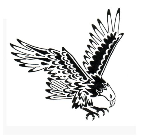 Bald Eagle Flying Drawing at GetDrawings | Free download
