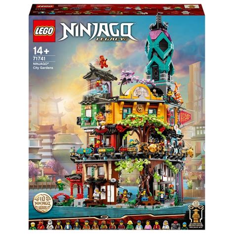 LEGO 71741 NINJAGO Legacy City Gardens Large Ninja House Building Set | Smyths Toys UK