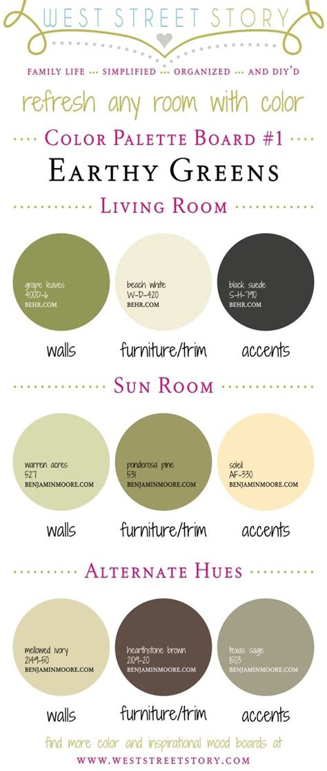 Earthy Paint Colors