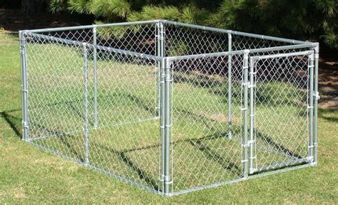 Large Outdoor Galvanized Steel Backyard Dog Kennel/pet Dog With Chain ...