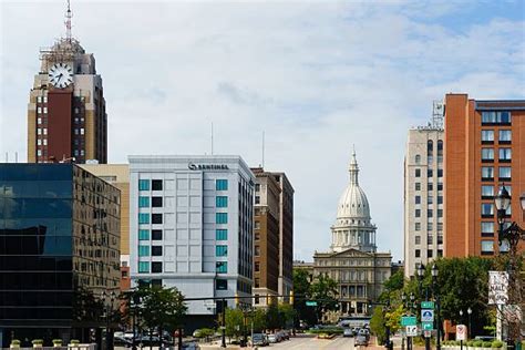 220+ Lansing Michigan Skyline Stock Photos, Pictures & Royalty-Free ...