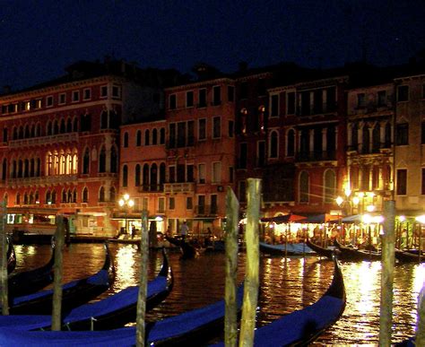 Gondola Night 4 Photograph by Joel Yasskin - Fine Art America